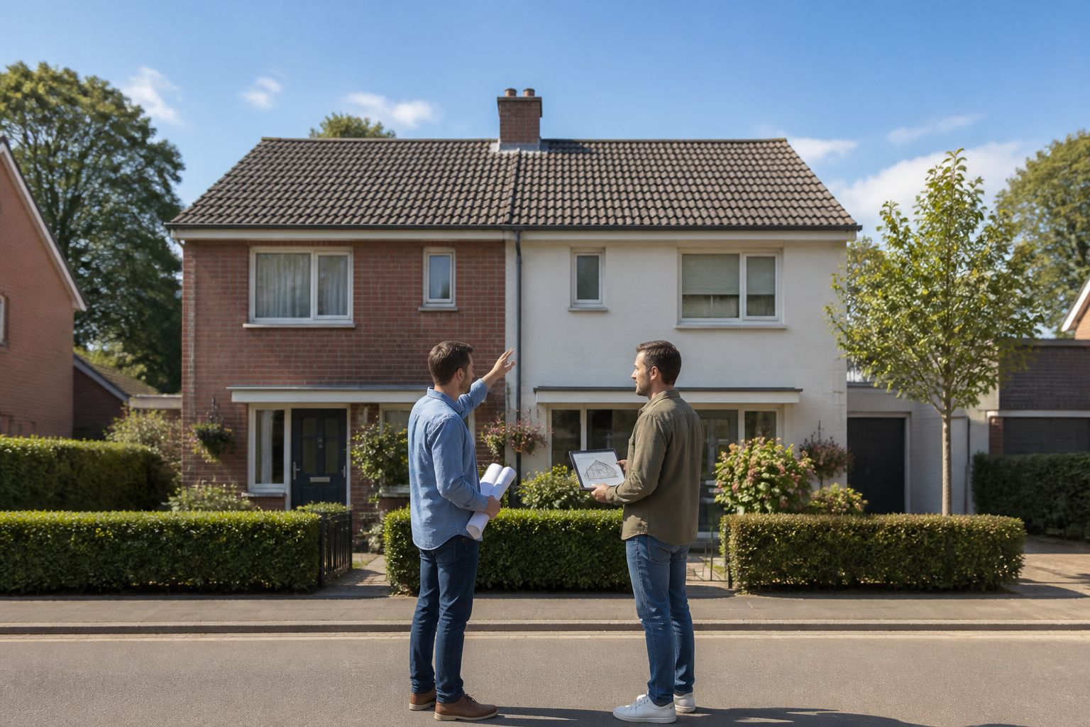 Toiture commune sans copropriété : accord et financement