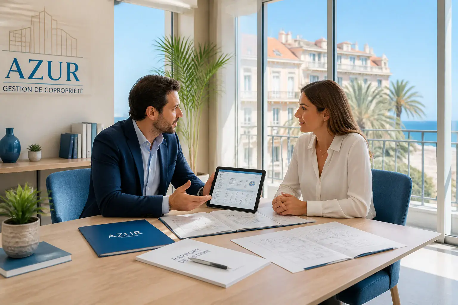 Gestion de copropriete azur reunion professionnelle