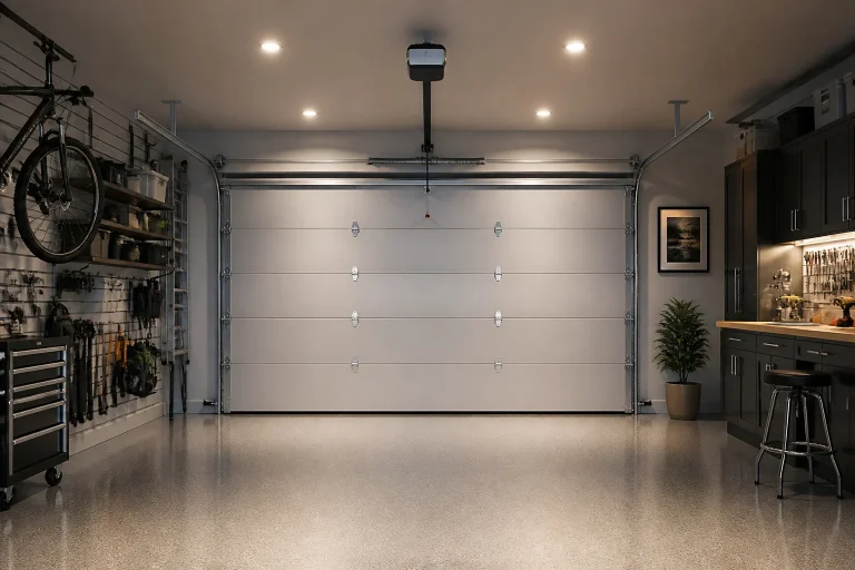 Garage moderne et organise