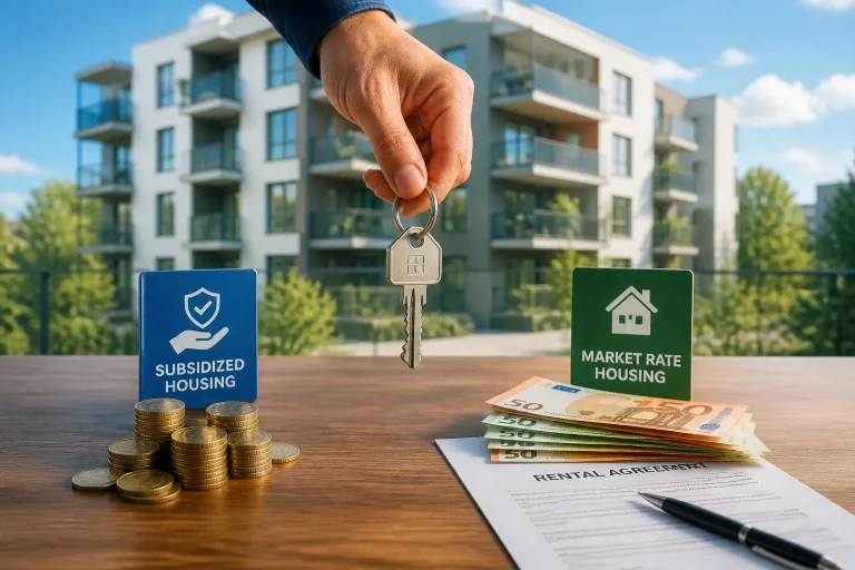 Choix de logement subventionne ou marche