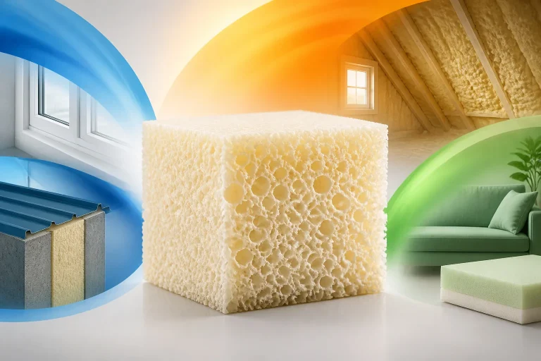 Mousse de polyurethane polyvalence et proprietes