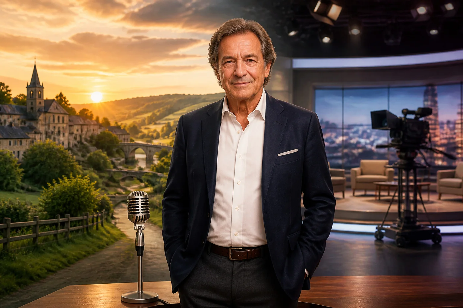 Homme charismatique parcours mediatique