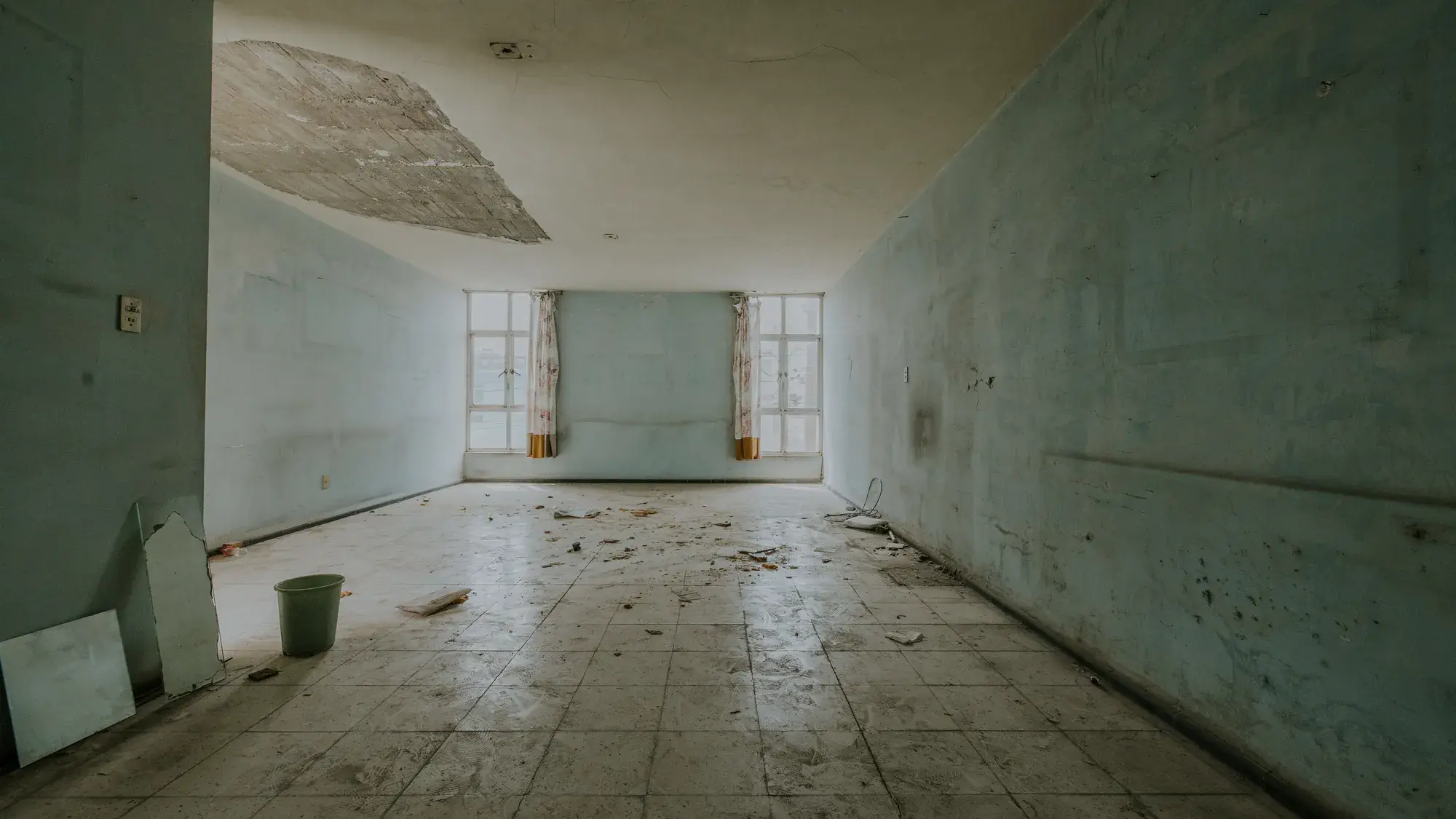 Trace d&rsquo;infiltration sur un plafond