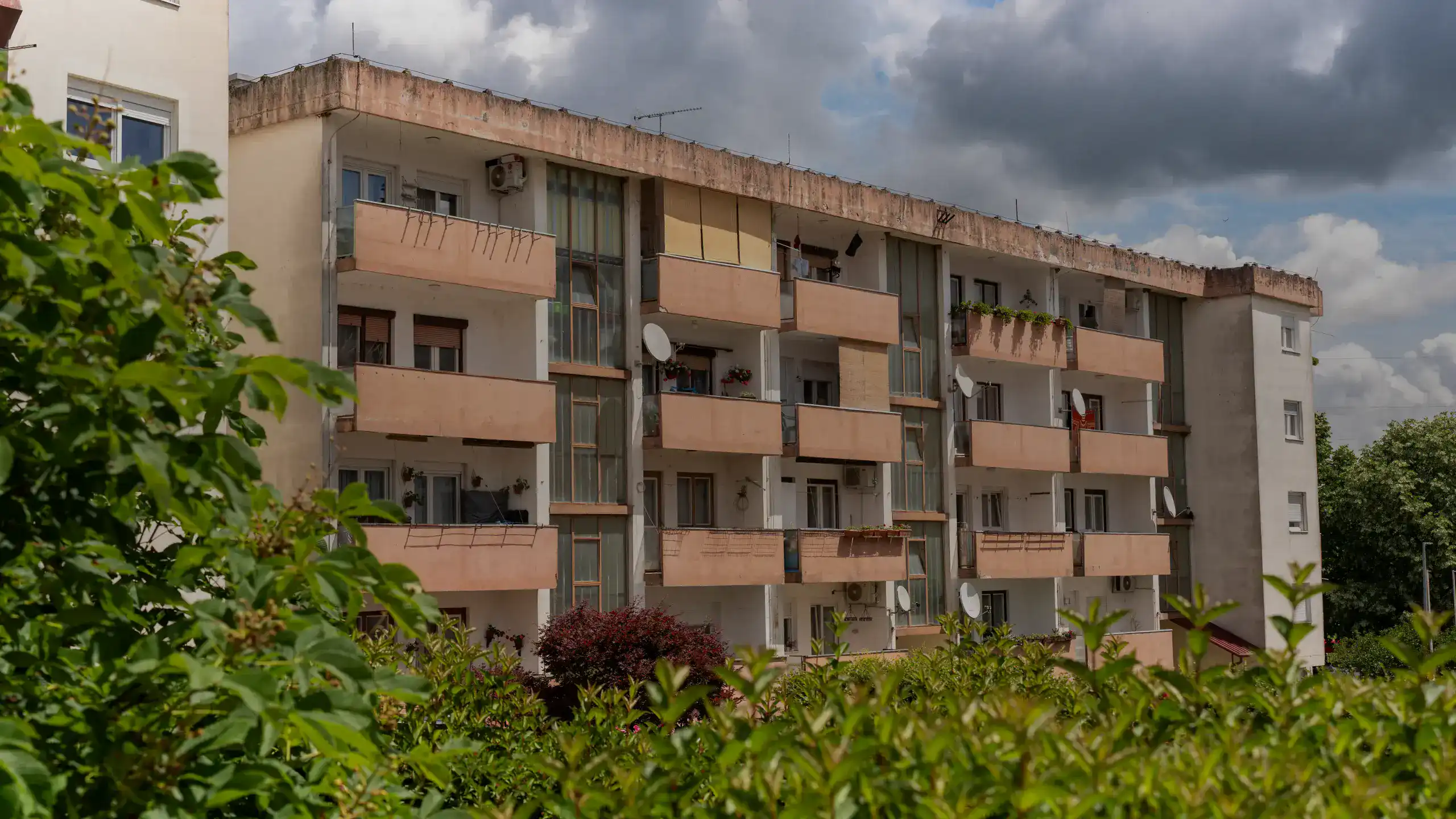 Un immeuble d'habitat collectif des années 1960